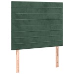 vidaXL Tăblii de pat, 2 buc, verde închis, 90x5x78/88 cm, catifea vidaXL Tăblii de pat, 2 buc, verde închis, 90x5x78/88 cm, catifea