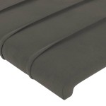 vidaXL Tăblii de pat, 4 buc, gri închis, 80x5x78/88 cm, catifea vidaXL Tăblii de pat, 4 buc, gri închis, 80x5x78/88 cm, catifea