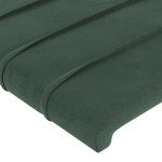 vidaXL Tăblii de pat, 4 buc, verde închis, 80x5x78/88 cm, catifea vidaXL Tăblii de pat, 4 buc, verde închis, 80x5x78/88 cm, catifea