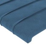 vidaXL Tăblii de pat, 4 buc, albastru închis, 80x5x78/88 cm, catifea vidaXL Tăblii de pat, 4 buc, albastru închis, 80x5x78/88 cm, catifea