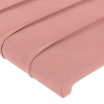 vidaXL Tăblii de pat, 4 buc, roz, 90x5x78/88 cm, catifea vidaXL Tăblii de pat, 4 buc, roz, 90x5x78/88 cm, catifea