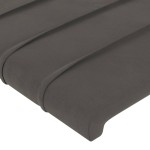 vidaXL Tăblii de pat, 4 buc, gri închis, 100x5x78/88 cm, catifea vidaXL Tăblii de pat, 4 buc, gri închis, 100x5x78/88 cm, catifea