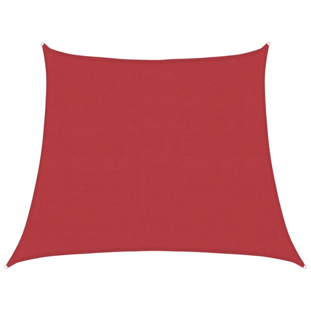 vidaXL Pânză parasolar, roșu, 3/4x3 m, HDPE, 160 g/m²