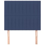 vidaXL Tăblii de pat, 2 buc, albastru, 100x5x78/88 cm, textil vidaXL Tăblii de pat, 2 buc, albastru, 100x5x78/88 cm, textil