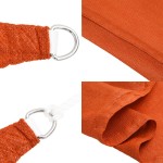 vidaXL Pânză parasolar, portocaliu, 2x2, m HDPE, 160 g/m² vidaXL Pânză parasolar, portocaliu, 2x2, m HDPE, 160 g/m²