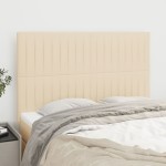 vidaXL Tăblii de pat, 4 buc, crem, 72x5x78/88 cm, textil vidaXL Tăblii de pat, 4 buc, crem, 72x5x78/88 cm, textil