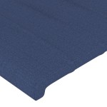 vidaXL Tăblii de pat, 4 buc, albastru, 80x5x78/88 cm, textil vidaXL Tăblii de pat, 4 buc, albastru, 80x5x78/88 cm, textil