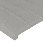 vidaXL Tăblii de pat, 4 buc, gri deschis, 90x5x78/88 cm, textil vidaXL Tăblii de pat, 4 buc, gri deschis, 90x5x78/88 cm, textil
