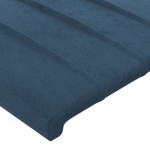 vidaXL Tăblii de pat, 4 buc, albastru închis, 72x5x78/88 cm, catifea vidaXL Tăblii de pat, 4 buc, albastru închis, 72x5x78/88 cm, catifea