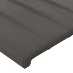 vidaXL Tăblii de pat, 4 buc, gri închis, 80x5x78/88 cm, catifea vidaXL Tăblii de pat, 4 buc, gri închis, 80x5x78/88 cm, catifea