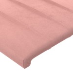 vidaXL Tăblii de pat, 4 buc, roz, 80x5x78/88 cm, catifea vidaXL Tăblii de pat, 4 buc, roz, 80x5x78/88 cm, catifea