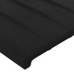 vidaXL Tăblii de pat, 4 buc, negru, 90x5x78/88 cm, catifea
