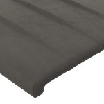 vidaXL Tăblii de pat, 4 buc, gri închis, 100x5x78/88 cm, catifea vidaXL Tăblii de pat, 4 buc, gri închis, 100x5x78/88 cm, catifea