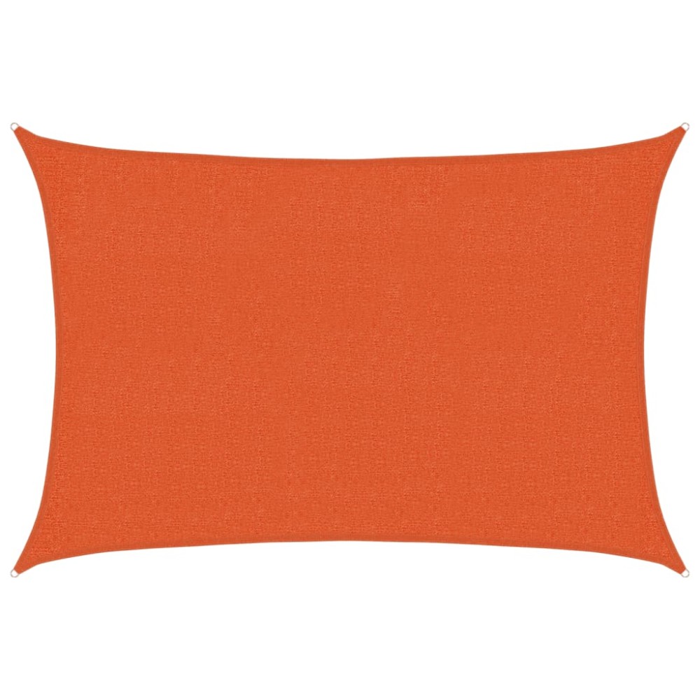 vidaXL Pânză parasolar, portocaliu, 2x2,5 m, HDPE, 160 g/m²