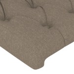vidaXL Tăblii de pat, 4 buc, gri taupe, 72x7x78/88 cm, textil