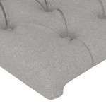 vidaXL Tăblii de pat, 4 buc, gri deschis, 80x7x78/88 cm, textil vidaXL Tăblii de pat, 4 buc, gri deschis, 80x7x78/88 cm, textil