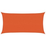 vidaXL Pânză parasolar, portocaliu, 2x4 m, HDPE, 160 g/m²