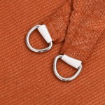 vidaXL Pânză parasolar, portocaliu, 2x4 m, HDPE, 160 g/m²