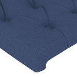 vidaXL Tăblii de pat, 4 buc, albastru, 100x7x78/88 cm, textil vidaXL Tăblii de pat, 4 buc, albastru, 100x7x78/88 cm, textil