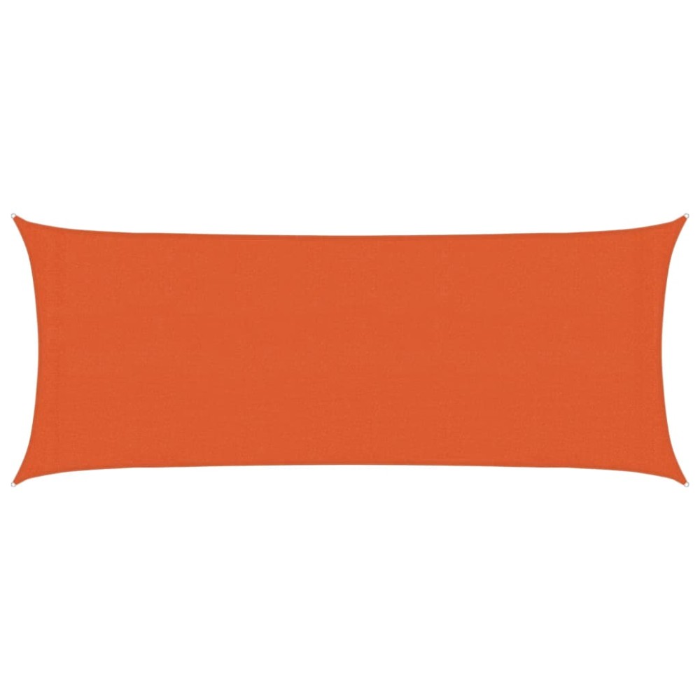 vidaXL Pânză parasolar, portocaliu, 2x4,5 m, HDPE, 160 g/m²