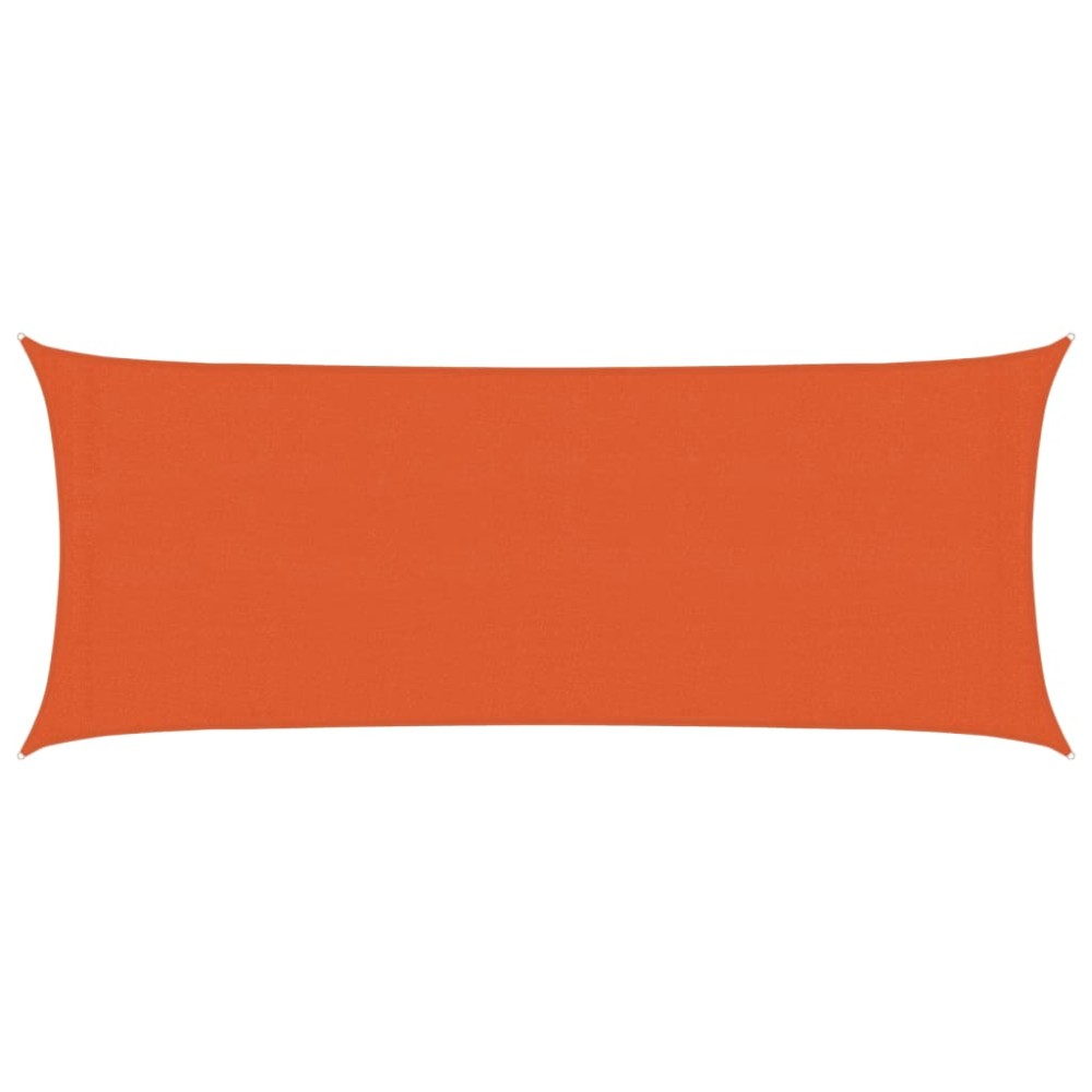 vidaXL Pânză parasolar, portocaliu, 2x5 m, HDPE, 160 g/m²