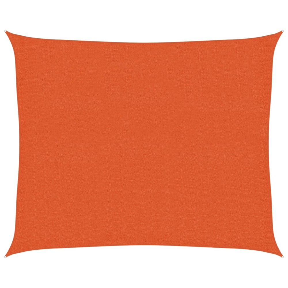 vidaXL Pânză parasolar, portocaliu, 2,5x3 m, HDPE, 160 g/m²