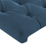 vidaXL Tăblii de pat, 4 buc, albastru închis, 72x7x78/88 cm, catifea vidaXL Tăblii de pat, 4 buc, albastru închis, 72x7x78/88 cm, catifea