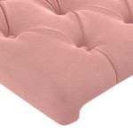 vidaXL Tăblii de pat, 4 buc, roz, 72x7x78/88 cm, catifea vidaXL Tăblii de pat, 4 buc, roz, 72x7x78/88 cm, catifea