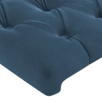 vidaXL Tăblii de pat, 4 buc, albastru închis, 80x7x78/88 cm, catifea vidaXL Tăblii de pat, 4 buc, albastru închis, 80x7x78/88 cm, catifea