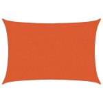 vidaXL Pânză parasolar, portocaliu, 2,5x3,5 m, HDPE, 160 g/m² vidaXL Pânză parasolar, portocaliu, 2,5x3,5 m, HDPE, 160 g/m²
