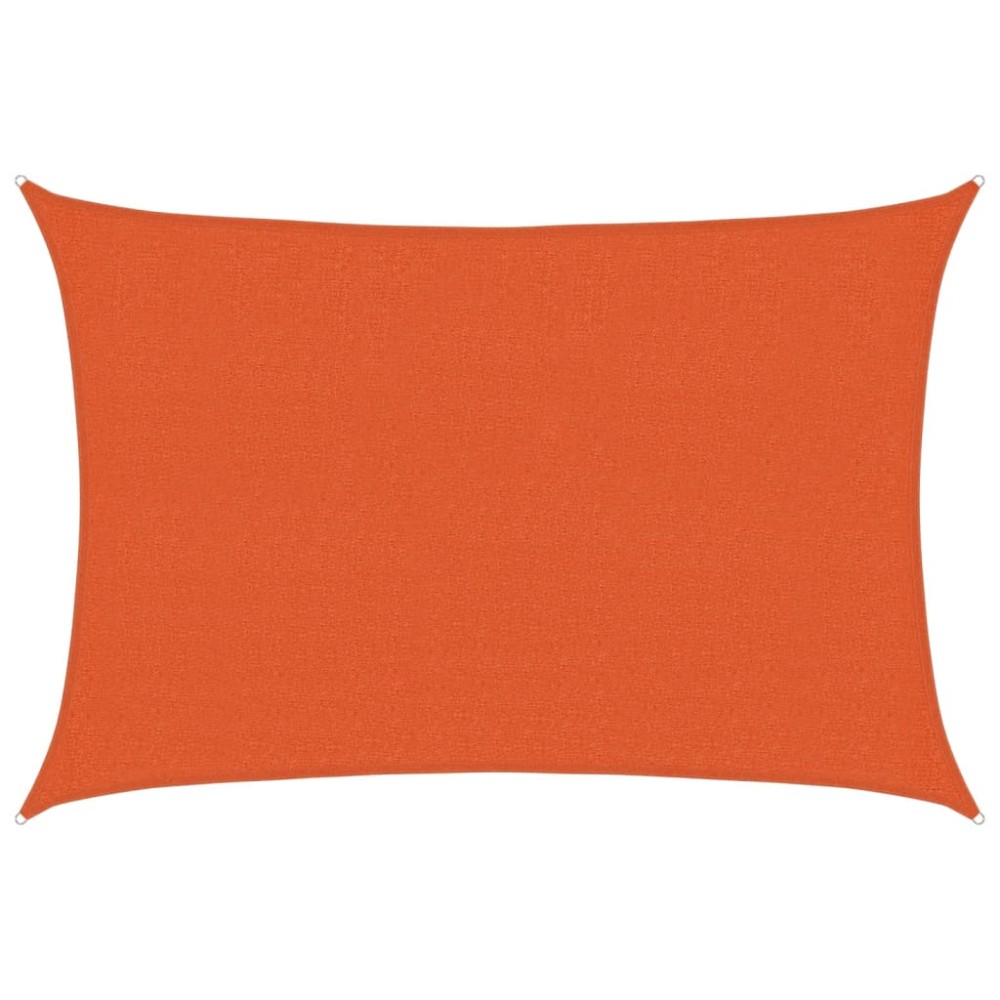 vidaXL Pânză parasolar, portocaliu, 2,5x4 m, HDPE, 160 g/m²