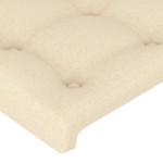 vidaXL Tăblii de pat, 4 buc, crem, 72x5x78/88 cm, textil vidaXL Tăblii de pat, 4 buc, crem, 72x5x78/88 cm, textil