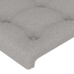 vidaXL Tăblii de pat, 4 buc, gri deschis, 80x5x78/88 cm, textil vidaXL Tăblii de pat, 4 buc, gri deschis, 80x5x78/88 cm, textil