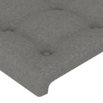 vidaXL Tăblii de pat, 4 buc, gri închis, 80x5x78/88 cm, textil vidaXL Tăblii de pat, 4 buc, gri închis, 80x5x78/88 cm, textil