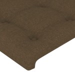 vidaXL Tăblii de pat, 4 buc, maro închis, 90x5x78/88 cm, textil vidaXL Tăblii de pat, 4 buc, maro închis, 90x5x78/88 cm, textil