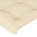 vidaXL Tăblii de pat, 4 buc, crem, 90x5x78/88 cm, textil vidaXL Tăblii de pat, 4 buc, crem, 90x5x78/88 cm, textil
