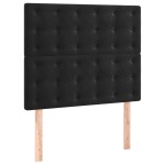 vidaXL Tăblii de pat, 2 buc, negru, 80x5x78/88 cm, catifea vidaXL Tăblii de pat, 2 buc, negru, 80x5x78/88 cm, catifea