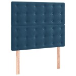 vidaXL Tăblii de pat, 2 buc, albastru închis, 90x5x78/88 cm, catifea vidaXL Tăblii de pat, 2 buc, albastru închis, 90x5x78/88 cm, catifea