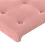 vidaXL Tăblii de pat, 4 buc, roz, 72x5x78/88 cm, catifea vidaXL Tăblii de pat, 4 buc, roz, 72x5x78/88 cm, catifea