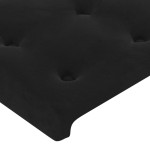 vidaXL Tăblii de pat, 4 buc, negru, 90x5x78/88 cm, catifea vidaXL Tăblii de pat, 4 buc, negru, 90x5x78/88 cm, catifea
