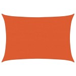 vidaXL Pânză parasolar, portocaliu dreptunghiular 4x5 m HDPE 160 g/m² vidaXL Pânză parasolar, portocaliu dreptunghiular 4x5 m HDPE 160 g/m²