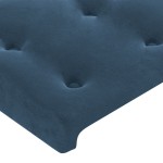 vidaXL Tăblii de pat, 4 buc, albastru închis, 100x5x78/88 cm, catifea vidaXL Tăblii de pat, 4 buc, albastru închis, 100x5x78/88 cm, catifea
