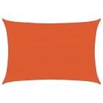 vidaXL Pânză parasolar, portocaliu dreptunghiular 5x7 m HDPE 160 g/m² vidaXL Pânză parasolar, portocaliu dreptunghiular 5x7 m HDPE 160 g/m²