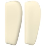 vidaXL Tăblie de pat cu aripioare crem 163x23x78/88 cm piele ecologică