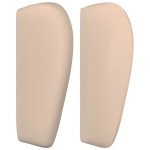 vidaXL Tăblie pat cu aripioare cappuccino 183x23x78/88 cm piele eco vidaXL Tăblie pat cu aripioare cappuccino 183x23x78/88 cm piele eco