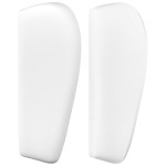 vidaXL Tăblie de pat cu aripioare alb 203x23x78/88 cm piele ecologică vidaXL Tăblie de pat cu aripioare alb 203x23x78/88 cm piele ecologică