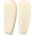 vidaXL Tăblie de pat cu aripioare crem 203x23x78/88 cm piele ecologică