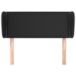 vidaXL Tăblie de pat cu aripioare negru 103x23x78/88cm piele ecologică vidaXL Tăblie de pat cu aripioare negru 103x23x78/88cm piele ecologică