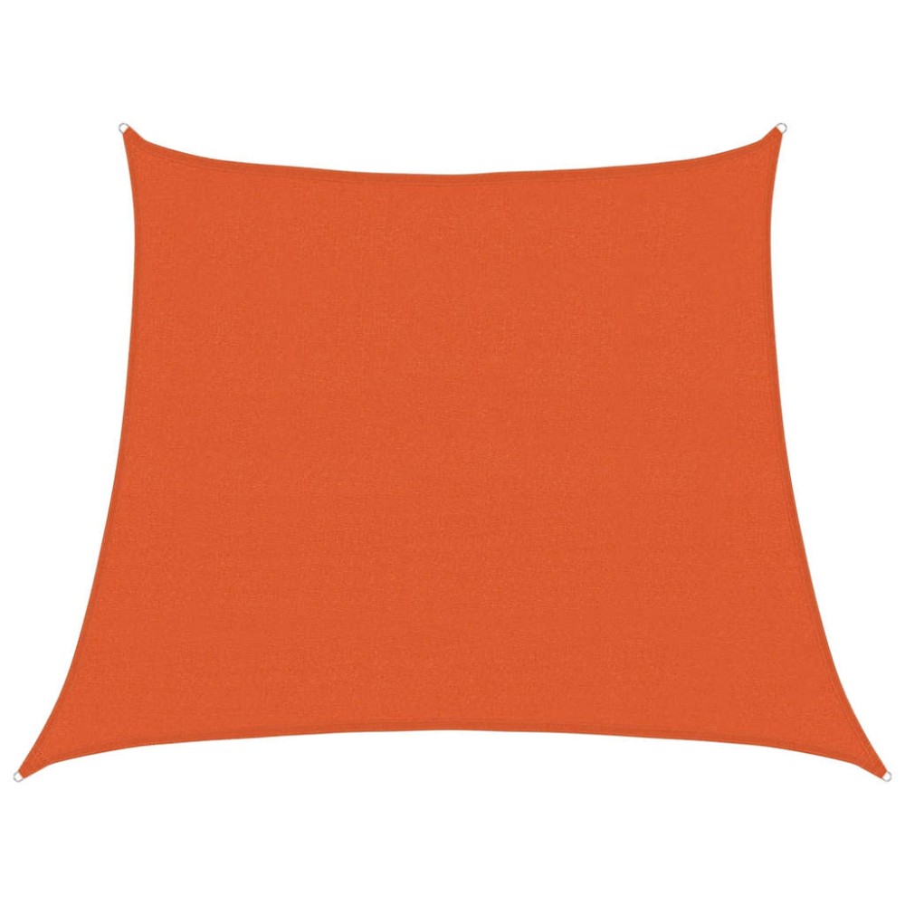 vidaXL Pânză parasolar, portocaliu, trapez, 3/4x3 m, HDPE, 160 g/m²