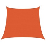 vidaXL Pânză parasolar, portocaliu, trapez, 3/4x3 m, HDPE, 160 g/m²
